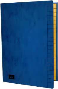 RNK Ordnungsmappe DIN A4 blau 245x345mm Gummizug