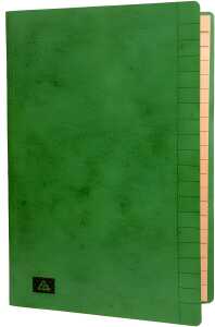 RNK Ordnungsmappe DIN A4 grün 245x345mm Gummizug