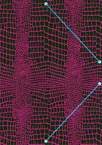 RNK Gummizugmappe Grace Sunrise Red 245x340mm 9 Fächer bis DIN A4