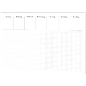 RNK Schreibunterlage 480x330mm 30Bl Office - Lin. & Kar. small table