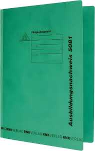 RNK Ausbildungsnachweis Schnellhefter grün 310x220mm Spezialkarton