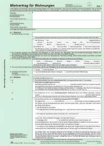 RNK Mietvertrag DIN A4 SD Universal 3x2Bl