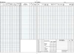 RNK Hauskontobuch 38x26cm bis 50 Mieter für 1 Jahr