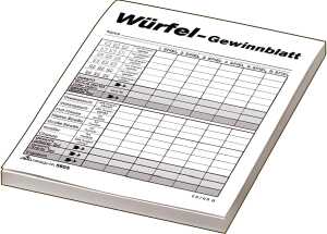 Würfelblock SB Packung A6 RNK 5805 100Bl.