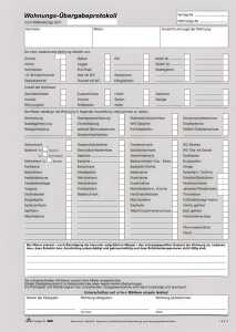RNK Wohnungs-Übergabeprotokoll SD DIN A4