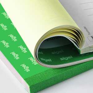 SIGEL Stundenerfassung - A6 quer - 1x 50 Blatt - mit Blaupapier -