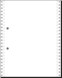 SIGEL 12246 DIN-Computerpapier 12 " x 240 mm 70 g/m² - 1x 2000 Blatt