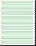 Computerpapier grüne Lesestreifen 1/6" 12 " x 240 mm (A4 hoch 2000 Bl