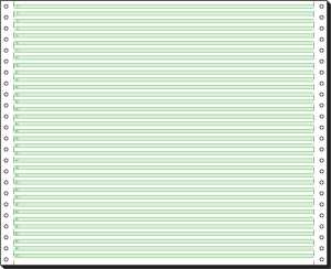 SIGEL 12370 DIN-Computerpapier 1/6" - 12 " x 375 mm 60 g/m² 1x 2000 Bl