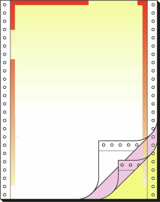 SIGEL 22256 Computer-Briefbogen - Farbverlauf - rot/gelb - 12 " x 240 mm (A4 hoch) - 70/53/57 g/m² - 3x 400 Blatt