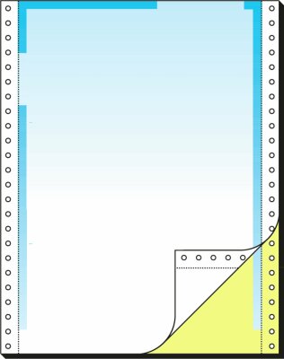 SIGEL 26246 Computer-Briefbogen - Farbverlauf - blau - 12 " x 240 mm (A4 hoch) - 80/57 g/m² - 2x 500 Blatt