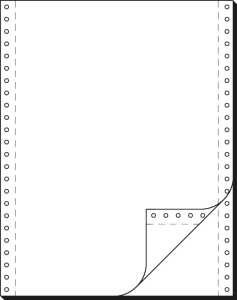 Computerpapier 12 " x 240 mm (A4 hoch) - 60/57 g/m² - 2x 1000 Blatt