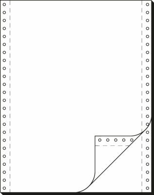 SIGEL 32242 DIN-Computerpapier - blanko - 12 " x 240 mm (A4 hoch) - 60/57 g/m² - 2x 1000 Blatt