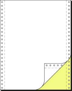 Computerpapier 12 " x 240 mm (A4 hoch) - 60/57 g/m² - 2x 1000 Bl