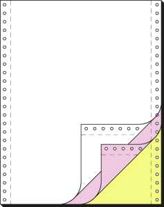 Computerpapier 12 " x 240 mm (A4 hoch) - 60/53/57 g/m² - 3x 600 Bl