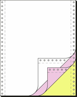 SIGEL 33243 DIN-Computerpapier - blanko - 12 " x 240 mm (A4 hoch) - 60/53/57 g/m² - 3x 600 Blatt