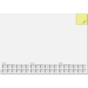 Papier-Schreibunterlage - blanko weiß ca. A2 30 Blatt