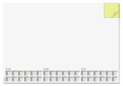 SIGEL HO490 Papier-Schreibunterlage - blanko - Nein - weiß - ca. A2 - DE/EN/FR/NL - 30 Blatt - FSC-zertifiziert