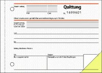 SIGEL SD120 Quittungen - fortlaufend nummeriert - A6 quer...