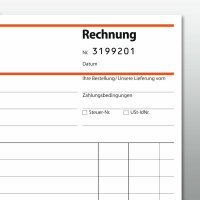 SIGEL SD130 Rechnungen - fortlaufend nummeriert - A5 - 2x 30 Blatt - selbstdurchschreibend - für Kleinunternehmer - 30 Sätze