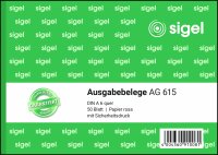 SIGEL AG615 Ausgabebelege - A6 quer - 1x 50 Blatt - 50 Blatt