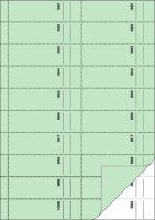 SIGEL BO111 Bonbuch - A4 - 2x 50 Blatt - mit Blaupapier -...