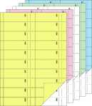 SIGEL Bonbuch - A4 - 2x 50 Blatt - mit Blaupapier - 5.000...