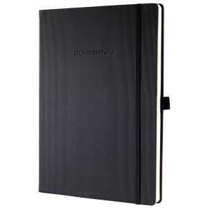 SIGEL Notizbuch Conceptum ca. DIN A4 blanko schwarz 97 Bl.