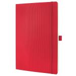 Notizbuch Conceptum - Uni - kariert A4 - rot - Softcover...