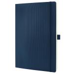 Notizbuch Conceptum - Uni - liniert A4 - blau - Softcover...
