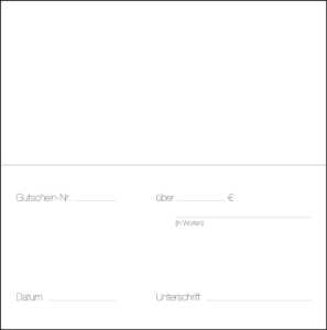 Sigel Faltkarte DL 220g Gutschein DC404