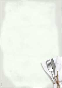 SIGEL Motiv-Papier - Menü Speisen - grün - 90 g/m² - A4 - 50 Blatt
