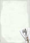 SIGEL Motiv-Papier - Menü Speisen - grün - 90 g/m² - A4 - 50 Blatt