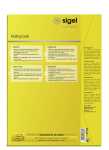 SIGEL Faltkarten - A4 - hochweiß - Edelkarton - 185 g/m² - 50 Karten