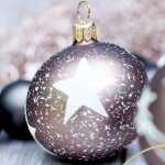 Weihnachts-Karten Weihnachtskugeln grau - A6 - 25 Karten + Umschläge