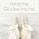 SIGEL Faltkarte Glückwunschkarte 220g/m² farbig Baby 10 St./Pack.