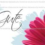 Glückwunsch-Karten - Alles Gute 1/3 A4 quer - 10 Karten + Umschläge