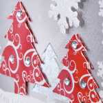 Weihnachts-Karten - Weihnachtsbaum - silber - A6 10 Karten + Umschläge