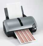 Eventbänder - neon-pink - 120 Stück - inkl. transparente Etiketten