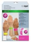 Eventbänder - neon-pink - 120 Stück - inkl. transparente Etiketten