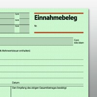 SIGEL EB615 Einnahmebelege - A6 quer - 1x 50 Blatt - 50 Blatt