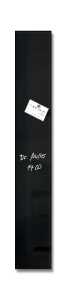 SIGEL GL100 Glas-Magnettafel Artverum - schwarz - 12 x 78 x 1,50 cm