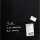 SIGEL GL110 Glas-Magnettafel Artverum - schwarz - 48 x 48 x 1,50 cm