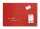 SIGEL GL122 Glas-Magnettafel Artverum - rot - 60 x 40 x 1,50 cm