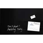 SIGEL GL130 Glas-Magnettafel Artverum - schwarz - 78 x 48...