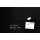 Glas-Whiteboard Artverum - schwarz - 100 x 65 x 1,50 cm