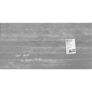 SIGEL GL148 Glas-Magnettafel Artverum - grau - 91 x 46 x 1,50 cm
