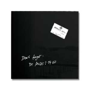 SIGEL GL157 Glas-Magnettafel Artverum - schwarz - 30 x 30 x 1,50 cm