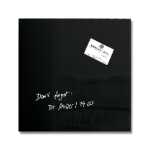 SIGEL GL157 Glas-Magnettafel Artverum - schwarz - 30 x 30 x 1,50 cm