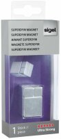 Sigel SuperDym-Magnet C30 Cube-Design silber ultra stark...